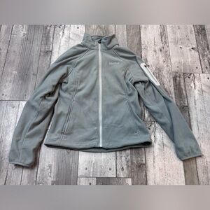 Marmot Light Gray Fleece Jacket Women’s Gray Small